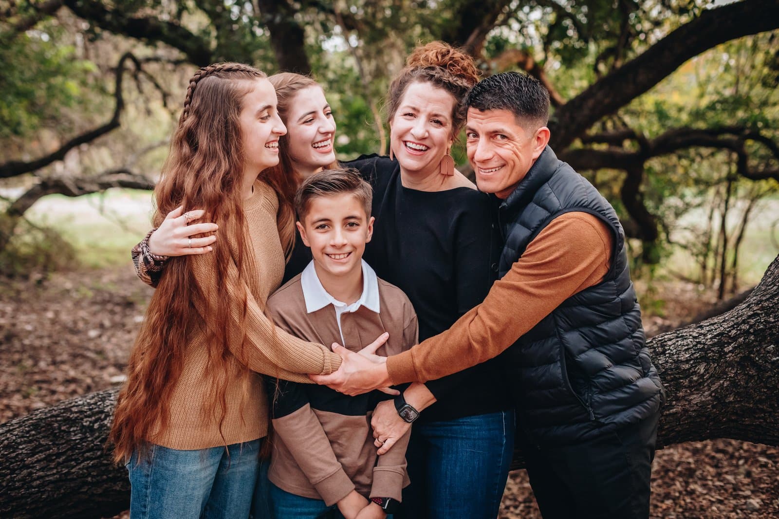 Joy and her family